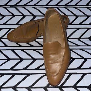 Everlane Leather pointed toe slipon loafers